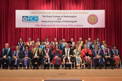 The Royal College of Radiologists and Hong Kong College of Radiologists - 17th Joint Ceremonies for Admission of New Fellows, 18 November 2017